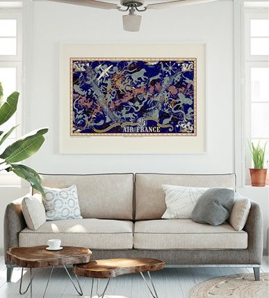 Affiche Mappemonde