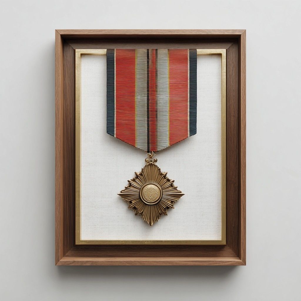 Encadrement médailles militaires 