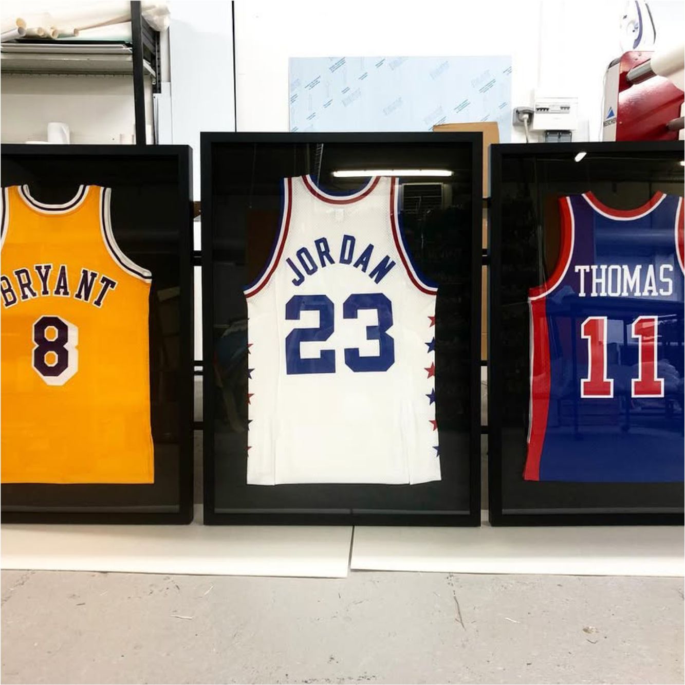 Encadrement maillot de bakset Jordan
